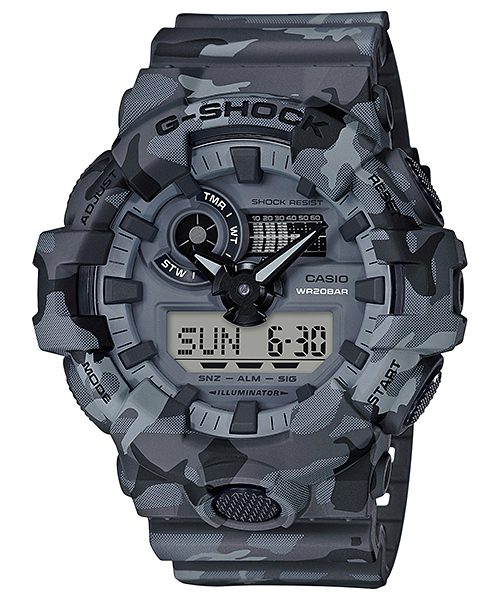 Casio G-Shock GA-700CM-8A Analog-Digital Combination