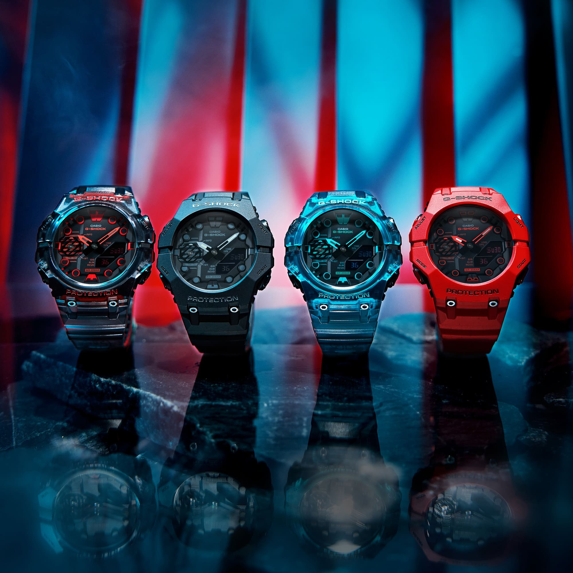Casio G-Shock GA-B001-1ADR Analog-Digital Combination