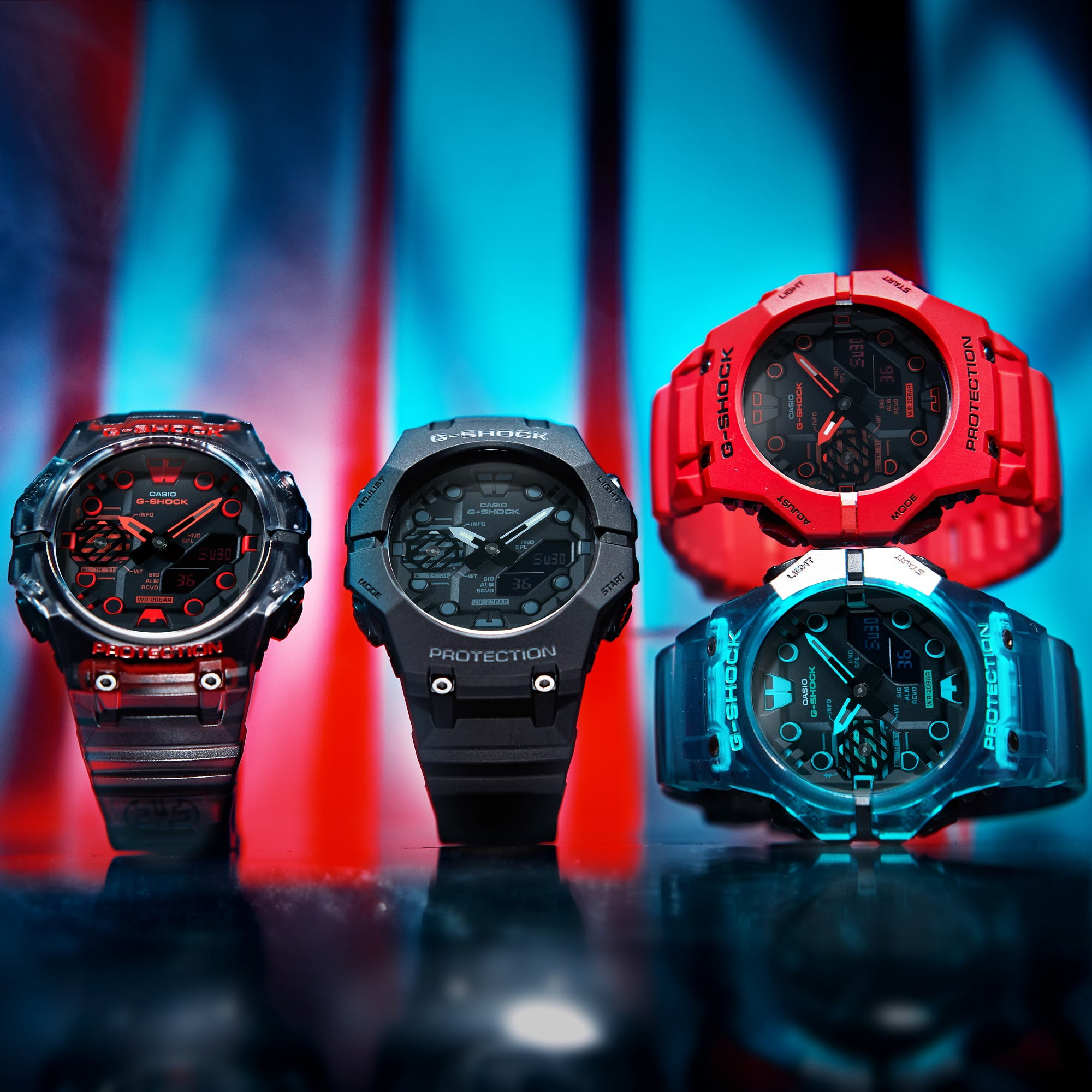 Casio G-Shock GA-B001-1ADR Analog-Digital Combination