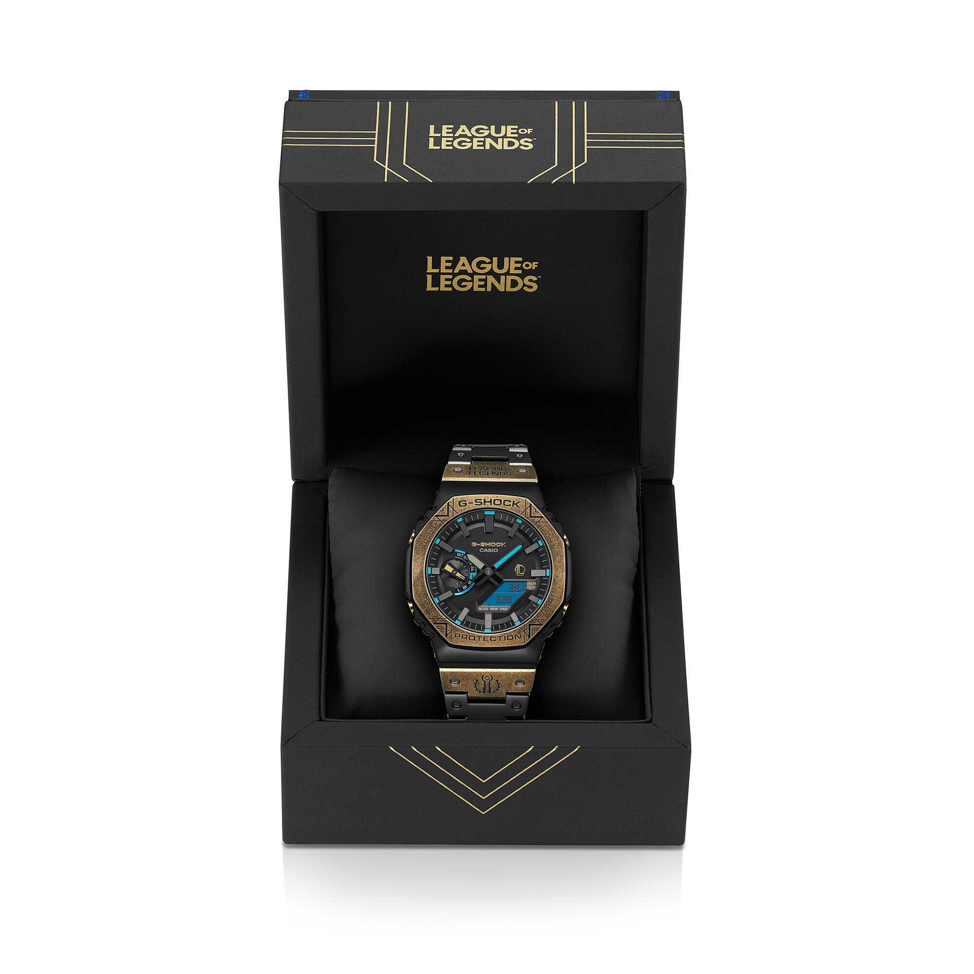 Casio G-Shock GM-B2100LL-1ADR League of Legend Collaboration Analog Digital Combination