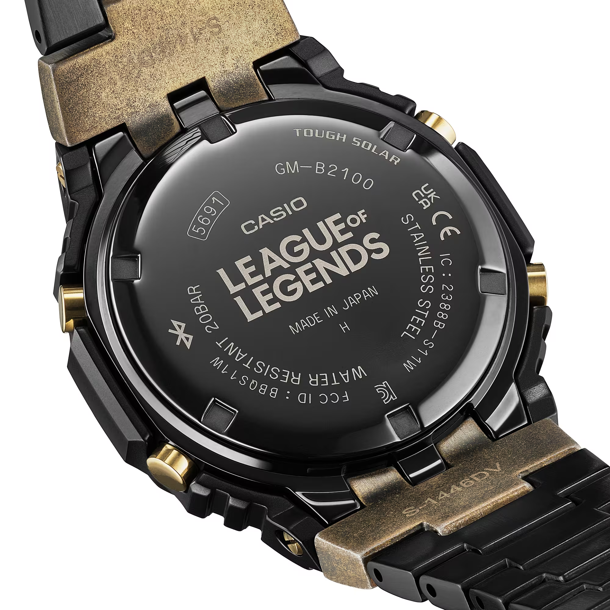 Casio G-Shock GM-B2100LL-1ADR League of Legend Collaboration Analog Digital Combination