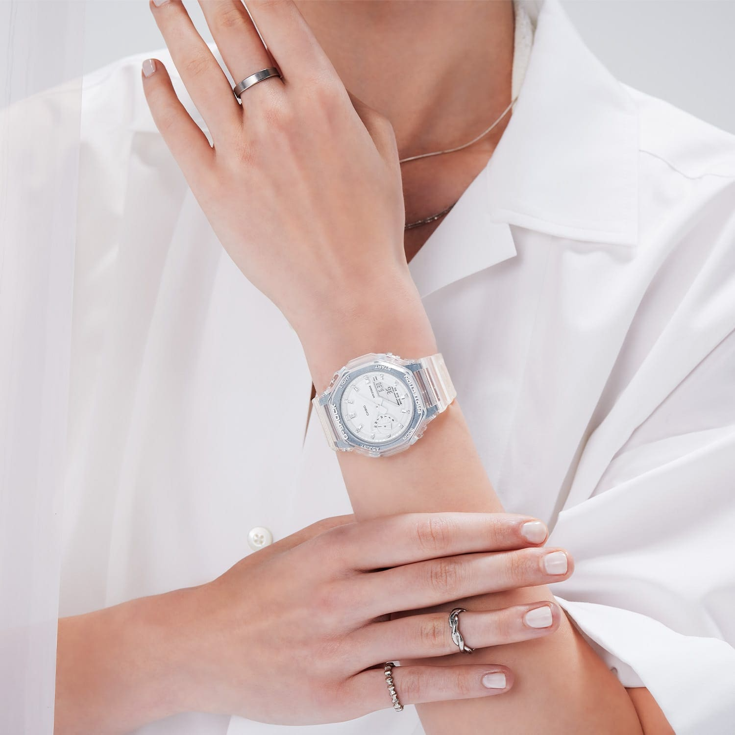 Casio G-Shock GMA-S2100SK-1A Analog-Digital Combination