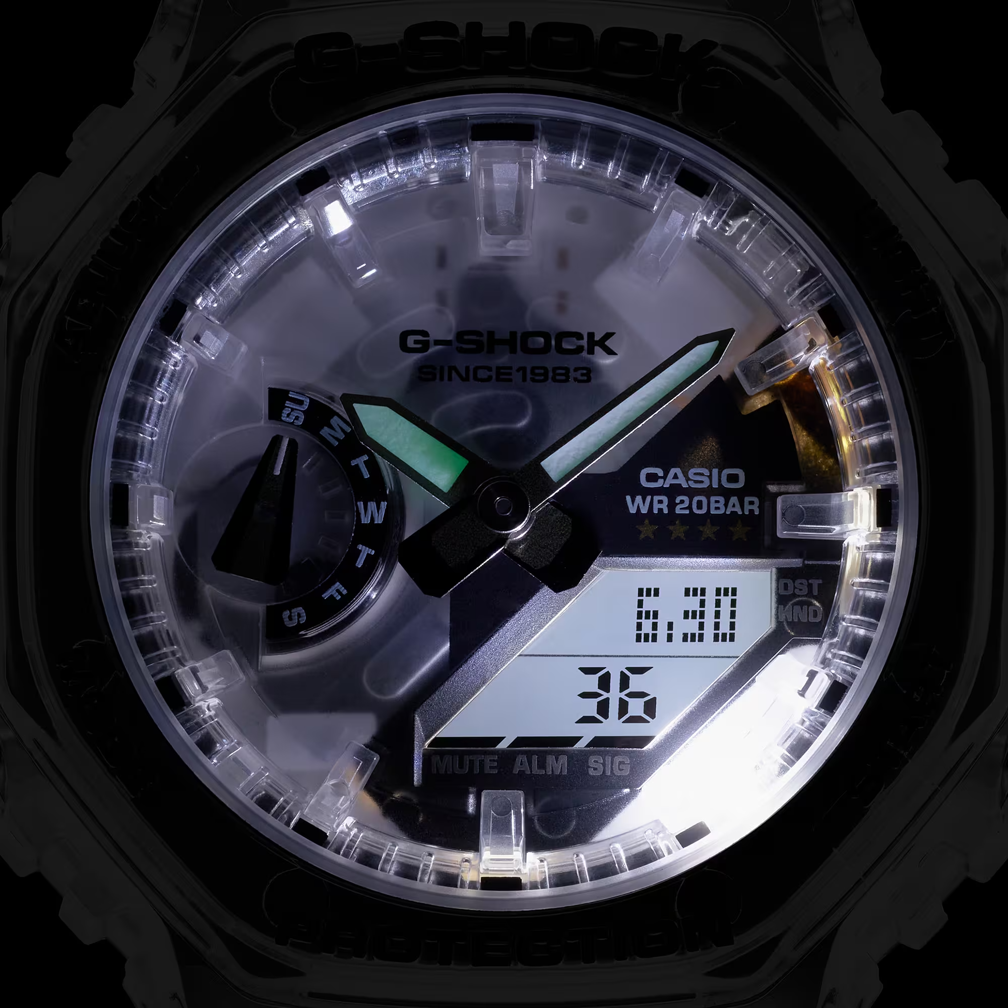 G-Shock GMA-S2140RX-7ADR 40th Anniversary CLEAR REMIX Analog Digital Combination Women