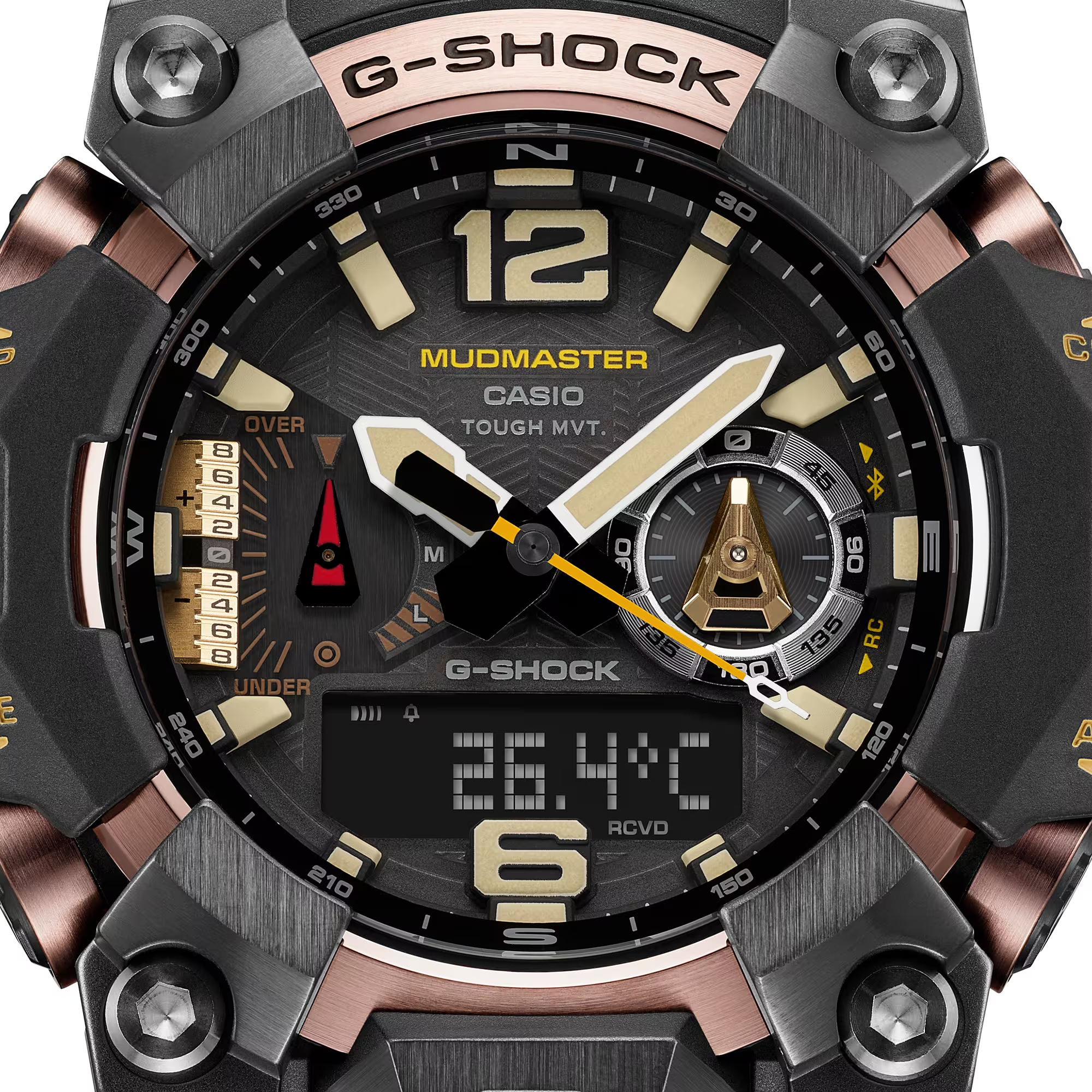Casio G-shock GWG-B1000-1A4DR Master of G-Land Mudmaster Analog-Digital Combination