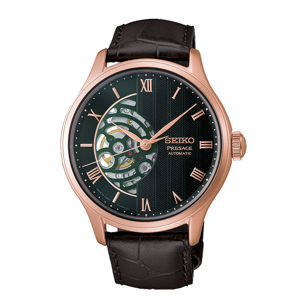 Seiko HCB007J1 Presage Men's Automatic Watch – Cow Leather Strap
