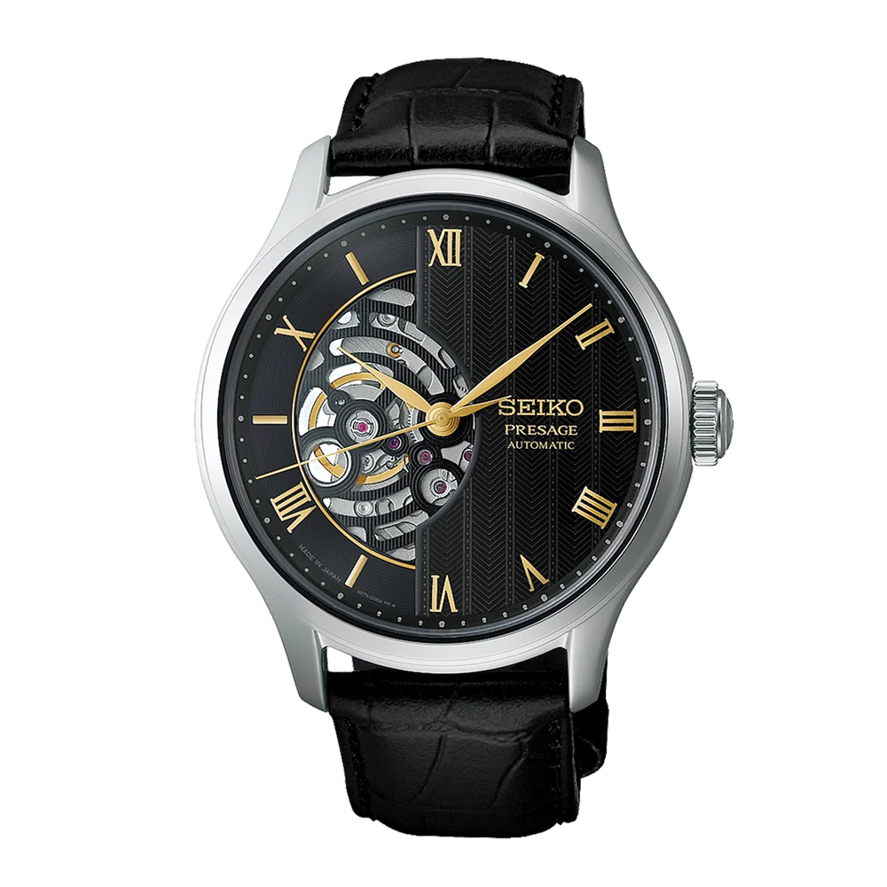 Seiko HCB008J1 Presage Men's Automatic Watch – Cow Leather Strap