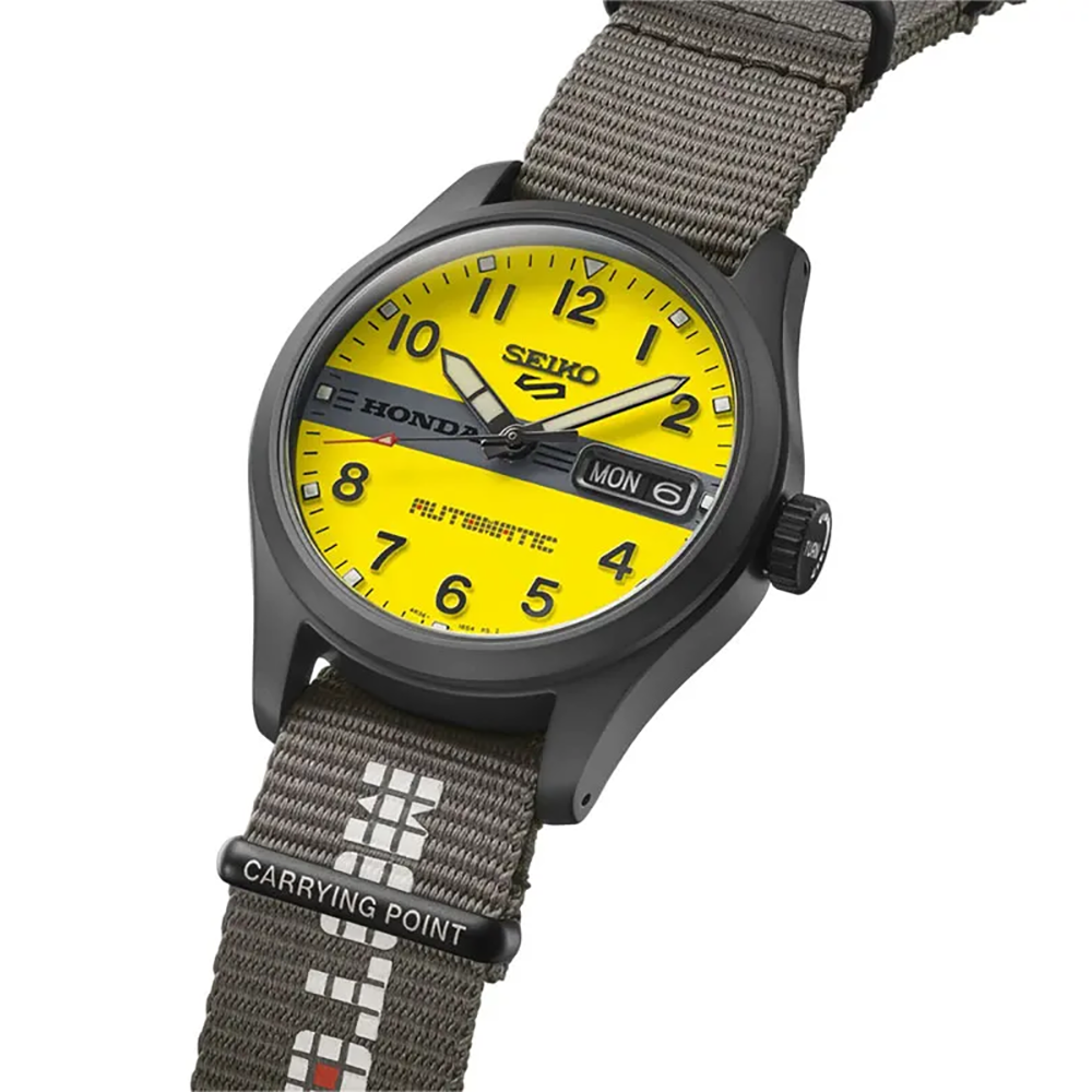 Seiko HDB010K1 5 Sports Men's Automatic Watch – Nylon Strap