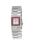 Casio LTP-1317D-4CDF Women's Red-Accent Stainless Steel Watch