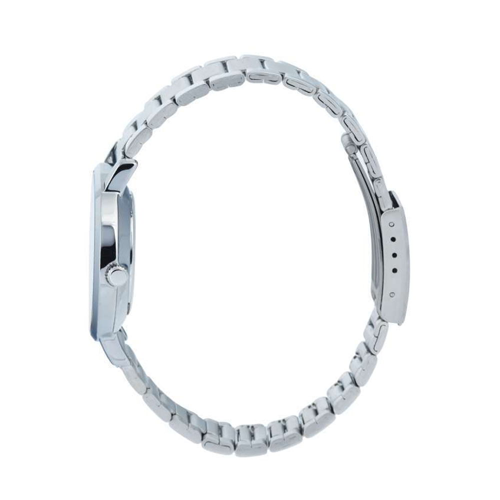Casio LTP-VT03D-3BDF Women's Green-Dial Stainless Steel Watch