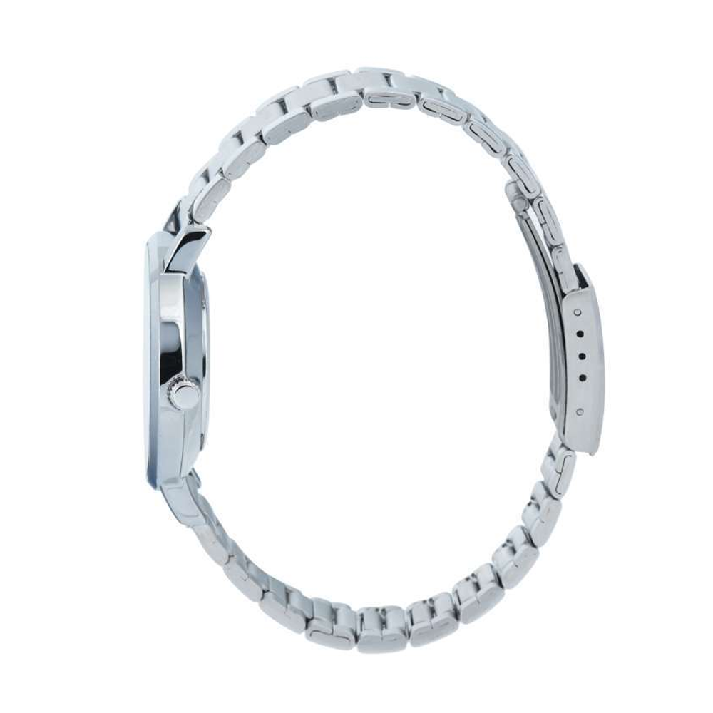 Casio LTP-VT03D-7BDF Women's White-Dial Stainless Steel Analog Watch