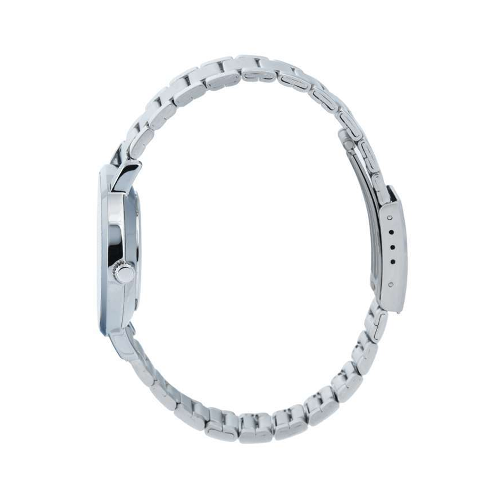 Casio LTP-VT04D-2ADF Women's Blue-Dial Stainless Steel Analog Watch