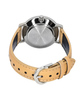 Casio LTP-VT04L-7A1DF Women's White-Dial Beige Leather Analog Watch