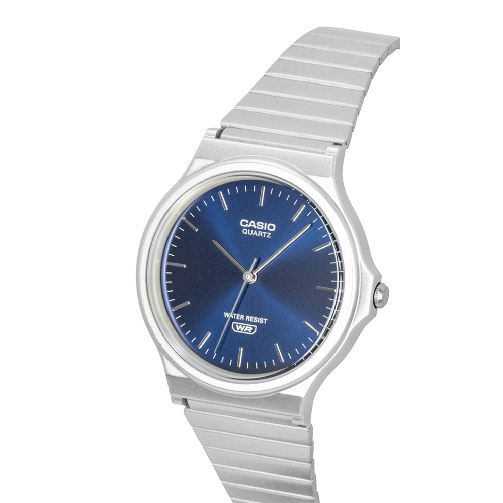 Casio MQ-24DA-2ADF Unisex Silver/Blue Analog Watch