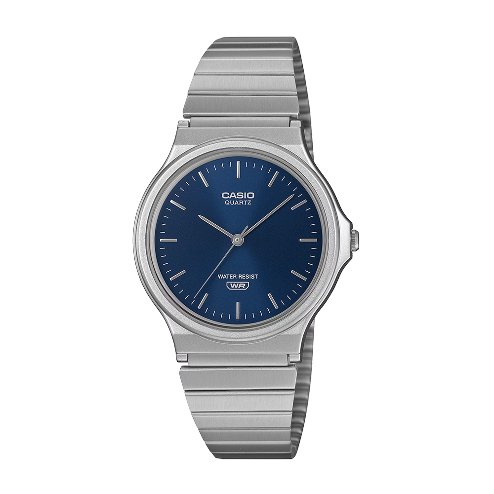 Casio MQ-24DA-2ADF Unisex Silver/Blue Analog Watch