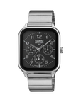 Casio MTP-M306D-1AVDF Men's Black-Dial Stainless Steel Multi-Dial Analog Watch