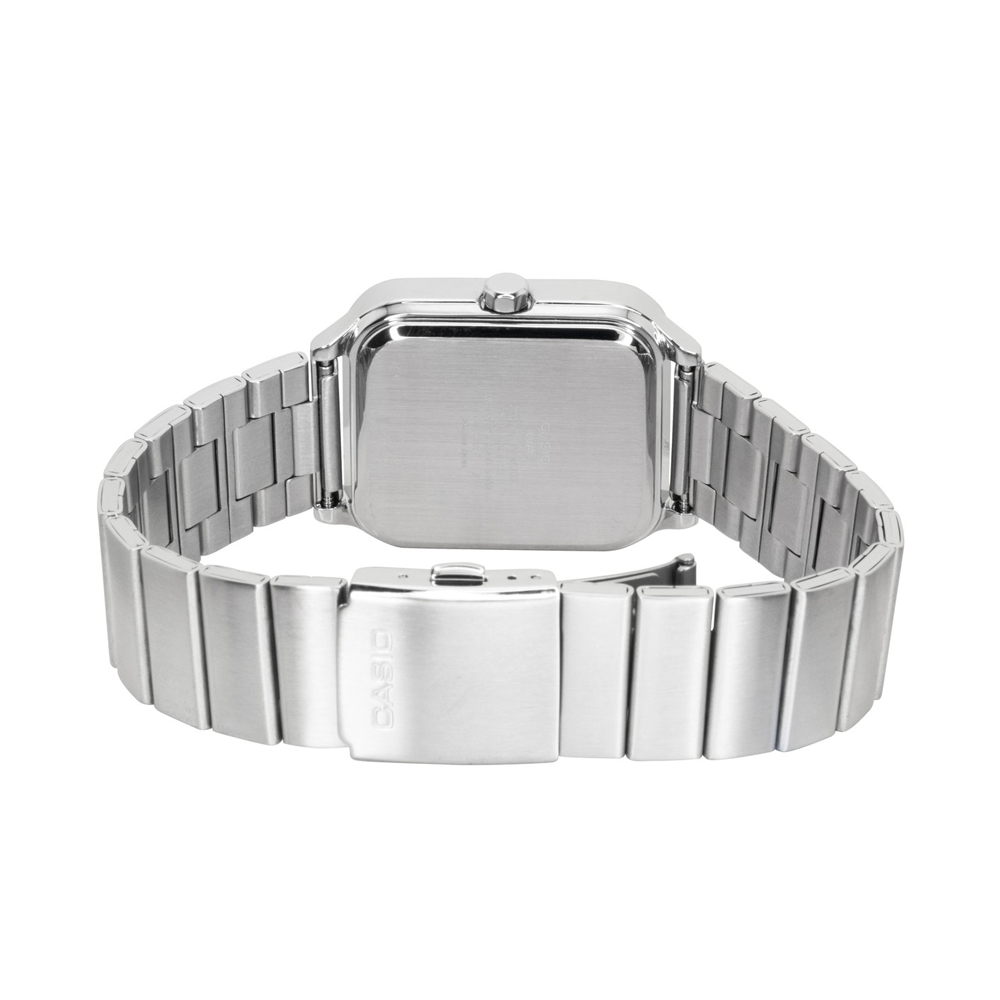 Casio MTP-M306D-7AVDF Men's White-Dial Stainless Steel Multi-Dial Analog Watch