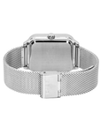 Casio MTP-M306M-8AVDF Men's Grey-Dial Mesh Multi-Dial Analog Watch