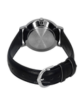 Casio MTP-VT03L-1BDF Men's Black-Dial Black Leather Analog Watch