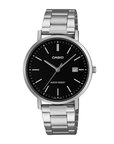 Casio MTP-VT05D-1EDF Men's Silver/Black Analog Watch