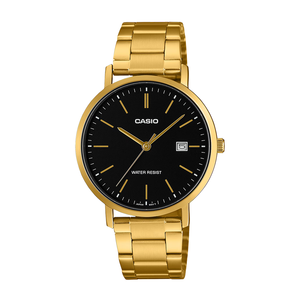 Casio MTP-VT05G-1EDF Men's Gold/Black Analog Watch