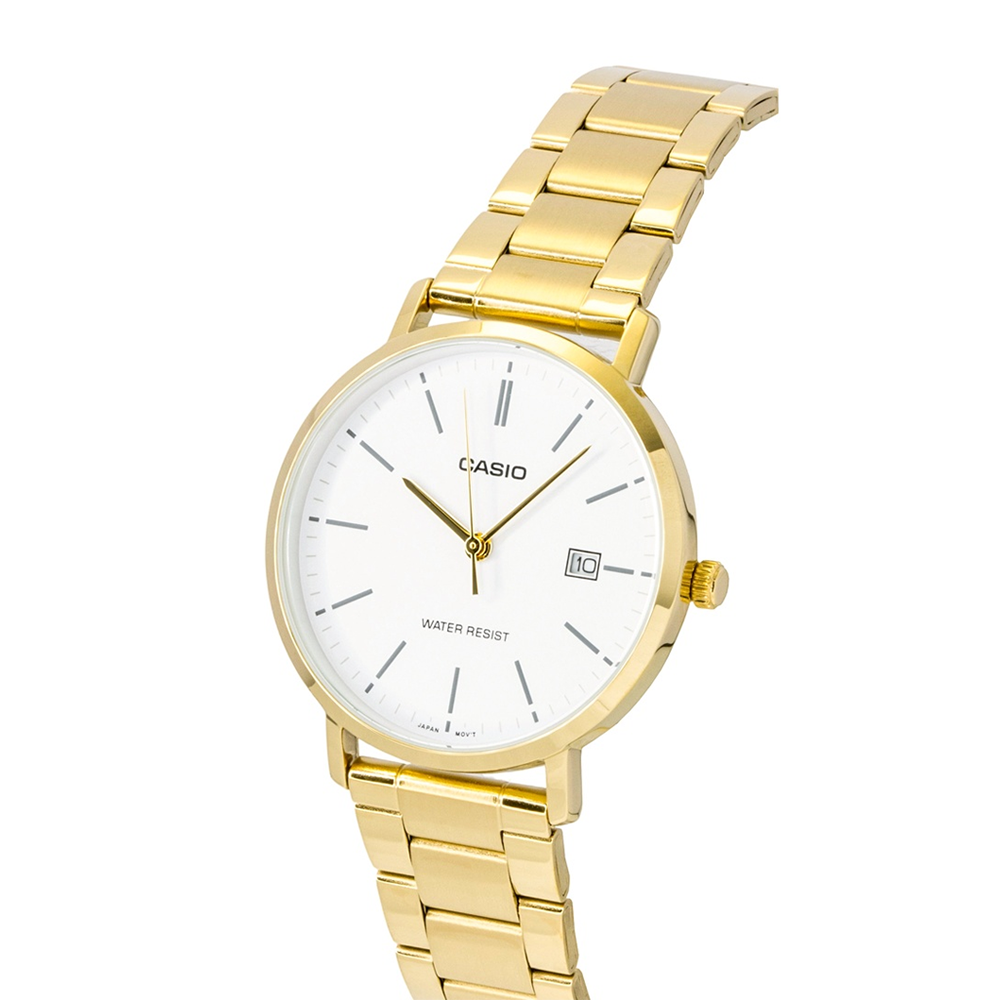 Casio MTP-VT05G-7EDF Men's Gold/White Analog Watch