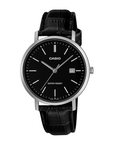 Casio MTP-VT05L-1EDF Men's Silver/Black Analog Watch