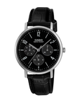Casio MTP-VT06L-1BDF Men's Silver/Black Analog Watch
