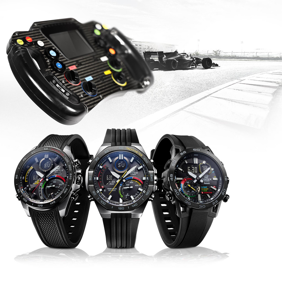 Casio Edifice ECB-950MP-1A Racing Multicolor Series Chronograph Men