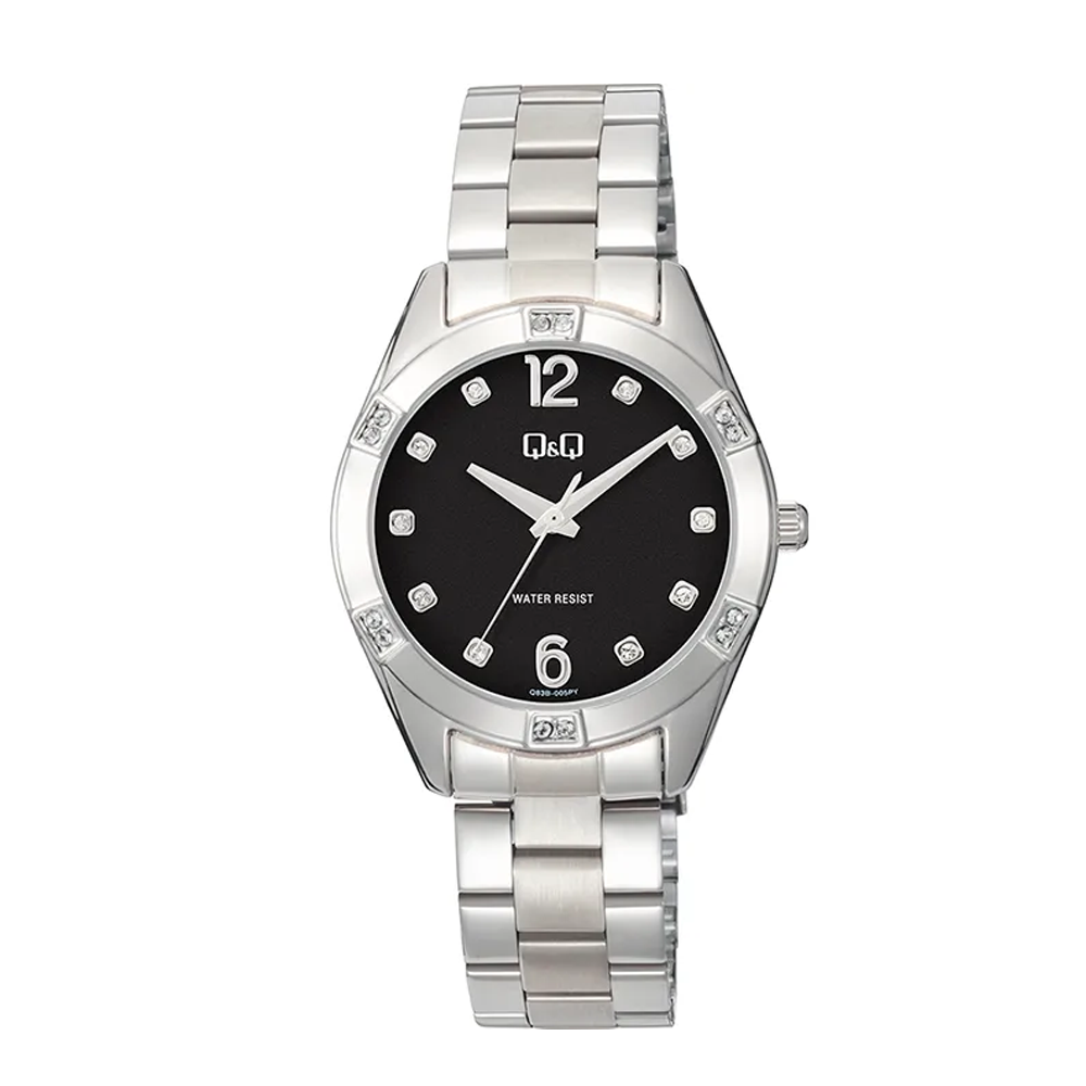 Q&amp;Q Q83B-006PY Women's Analog Stainless Steel Watch