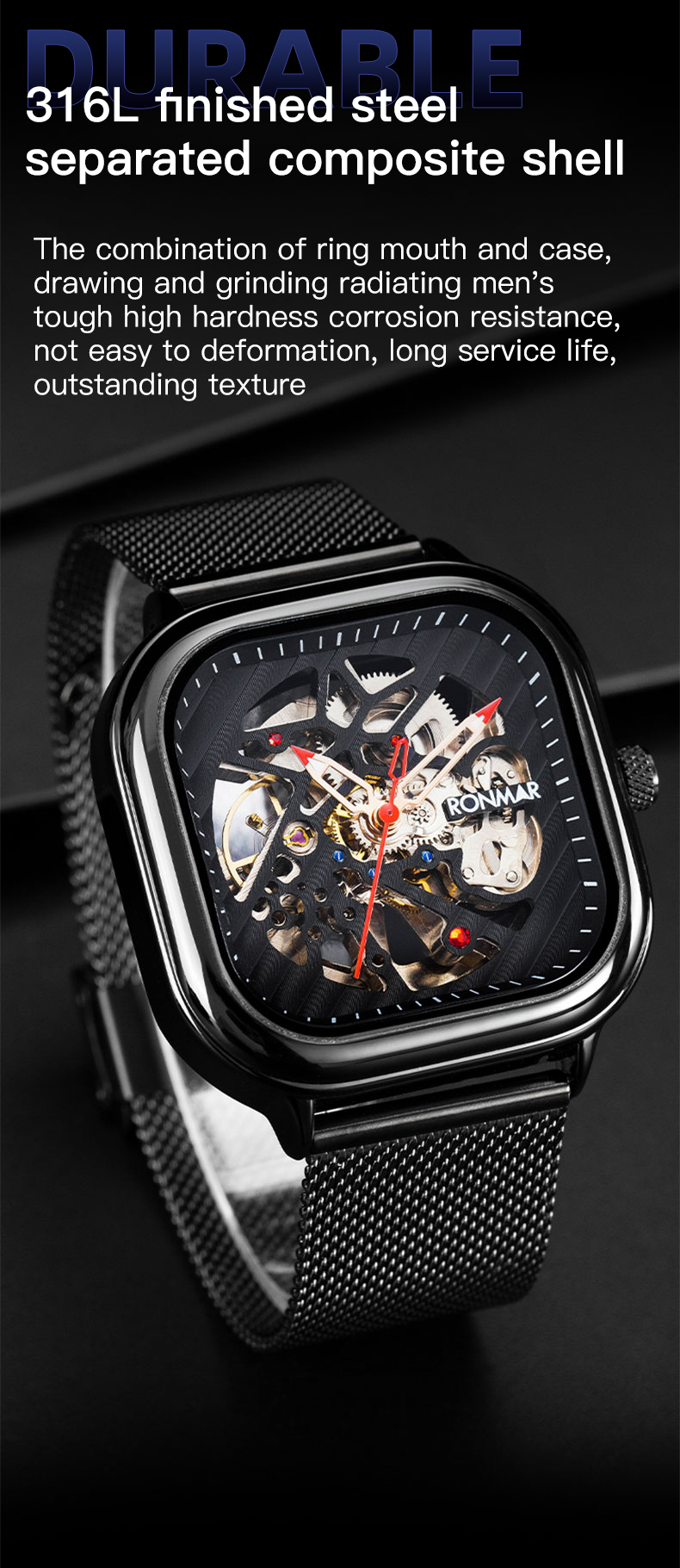 RONMAR RM-8635GB ROSE GOLD