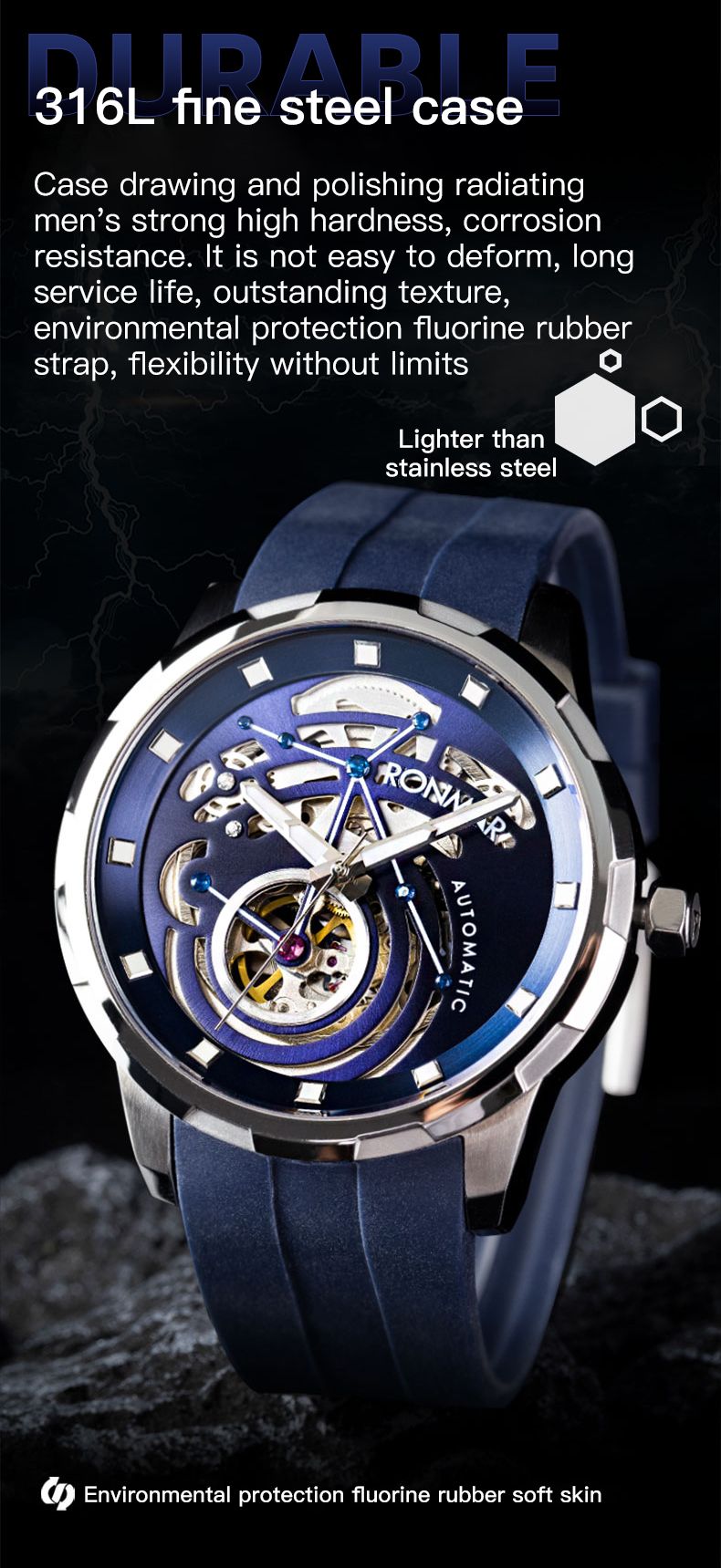 RONMAR RM-008BBB BLACK BLACK