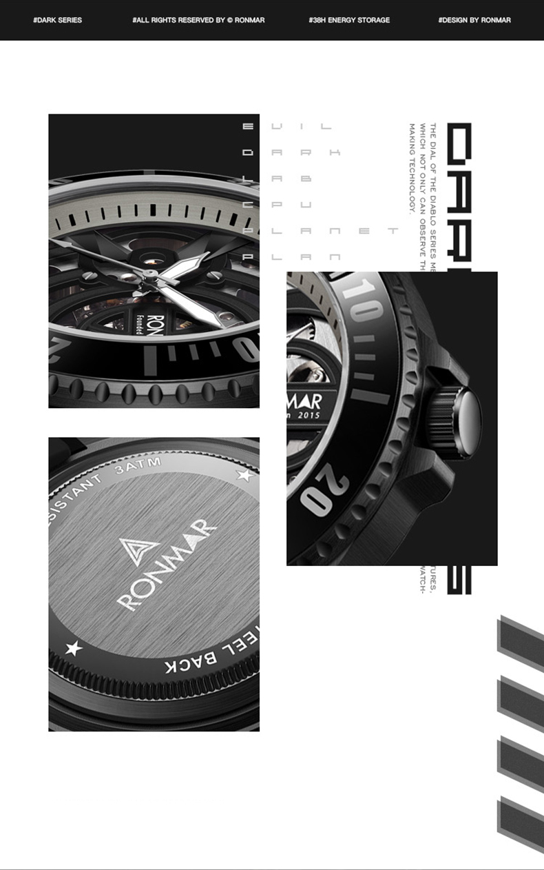 RONMAR RM-DKSBU BLUE (DARKSL)