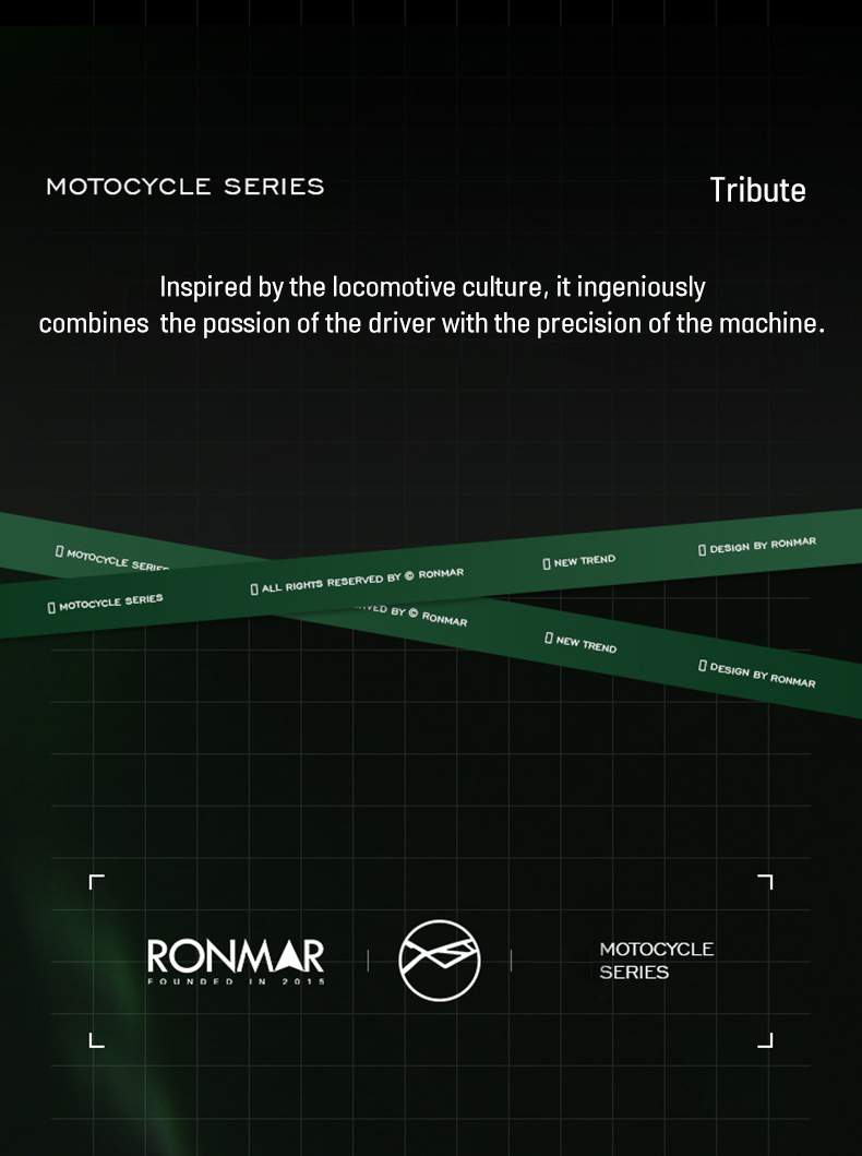 RONMAR RM-MOTO01 GREEN BLACK (MOTOXLV)