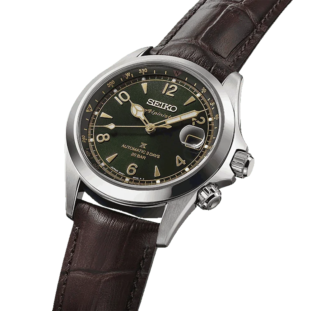 Seiko Prospex Alpinist SPB507J1 Men's Automatic Leather Watch
