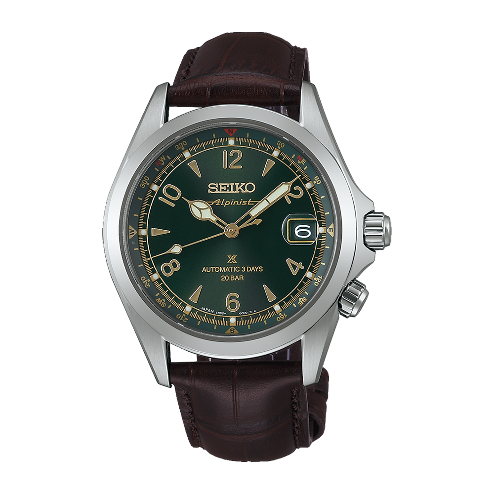 Seiko Prospex Alpinist SPB507J1 Men's Automatic Leather Watch