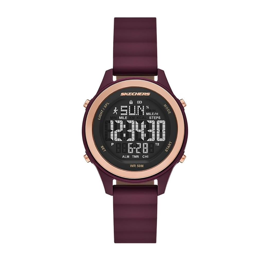 Skechers Women's SR6348 Fairhaven Digital Watch