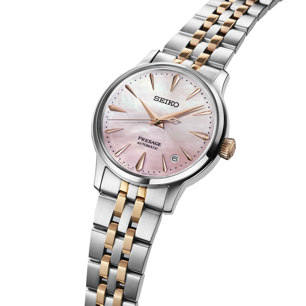 Seiko Presage Cocktail Time Sakura Aviation SRPM06J1 Women's Limited Edition Automatic Watch