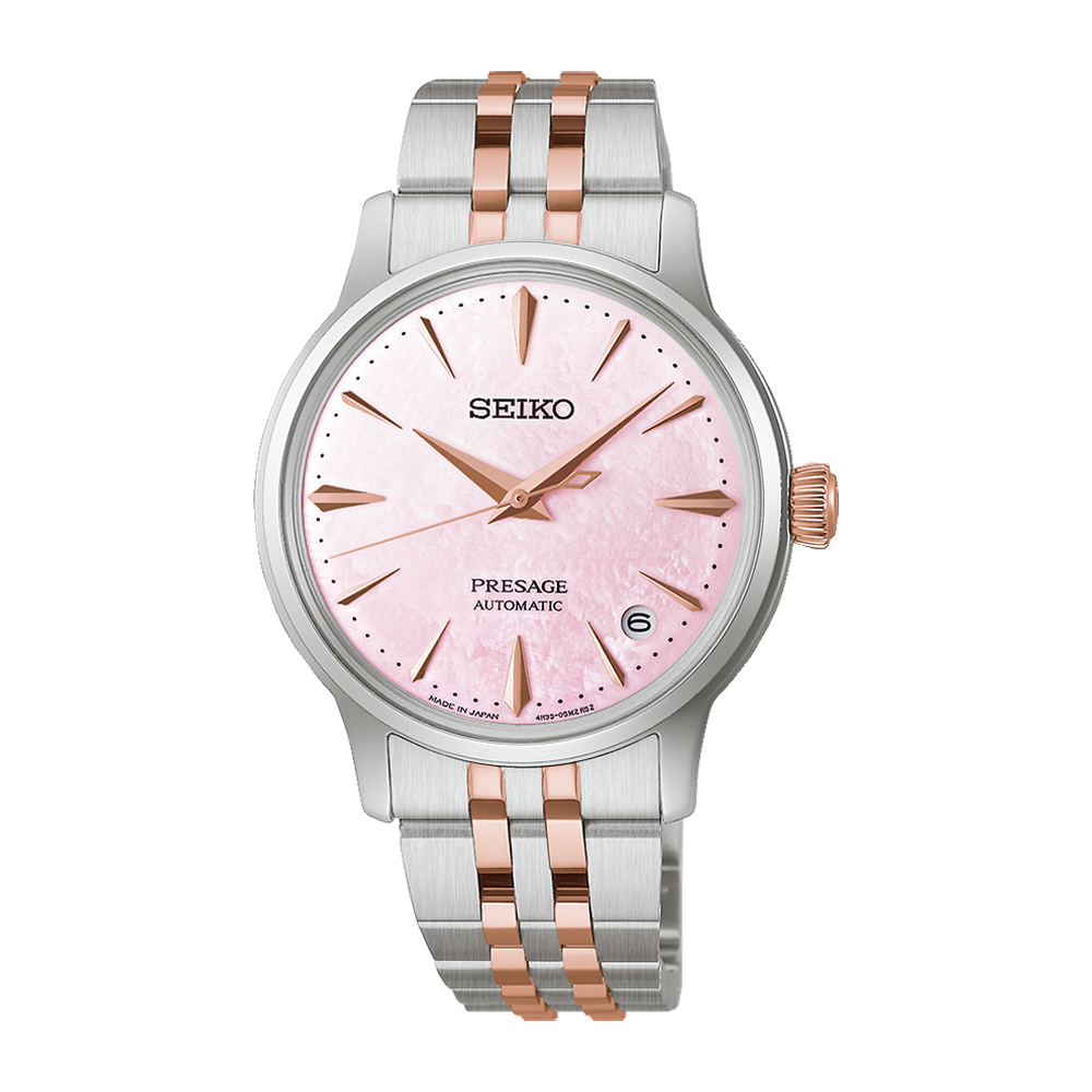 Seiko Presage Cocktail Time Sakura Aviation SRPM06J1 Women's Limited Edition Automatic Watch