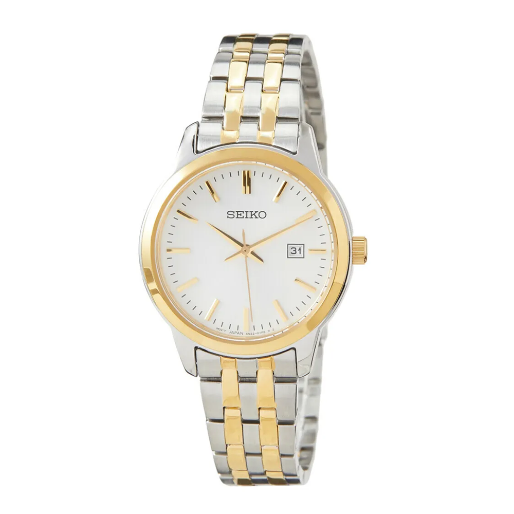 Seiko Classic SUR410P1 Women's Quartz Two-Tone Watch
