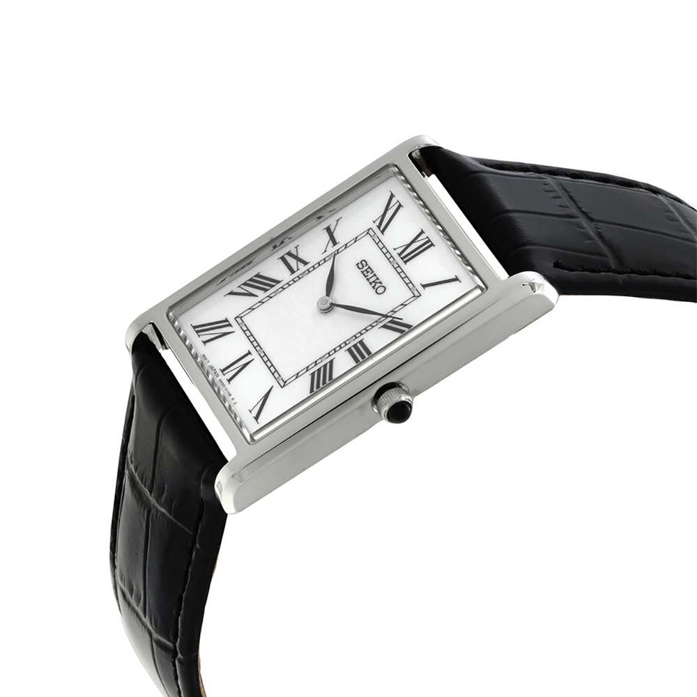 Seiko Classic SWR103P1 Men's Quartz Leather Watch