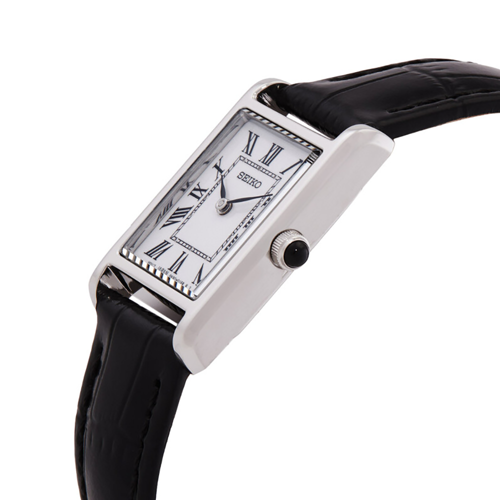 Seiko Classic SWR107P1 Women's Quartz Leather Watch