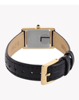 Seiko Classic SWR108P1 Women's Gold-Tone Quartz Leather Watch