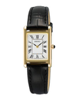 Seiko Classic SWR108P1 Women's Gold-Tone Quartz Leather Watch