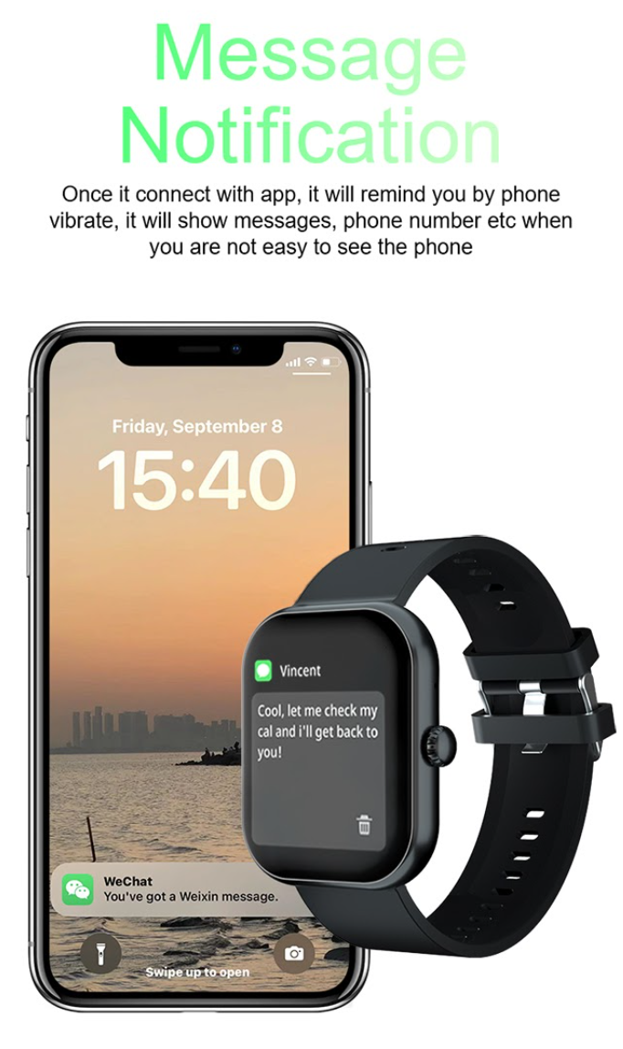 TYME TSWGL8GY-08 Smart Watch