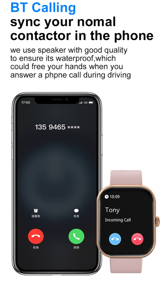 TYME TSWGL8GY-08 Smart Watch