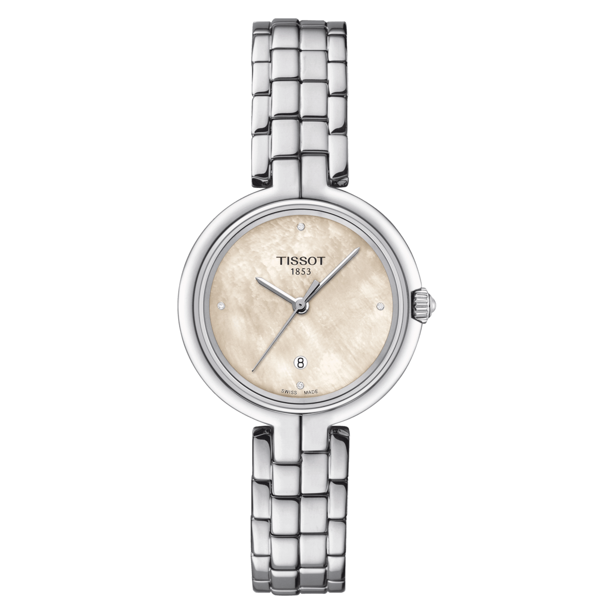 Tissot Flamingo 30mm T094.210.11.116.02 Women's Quartz Watch - front view