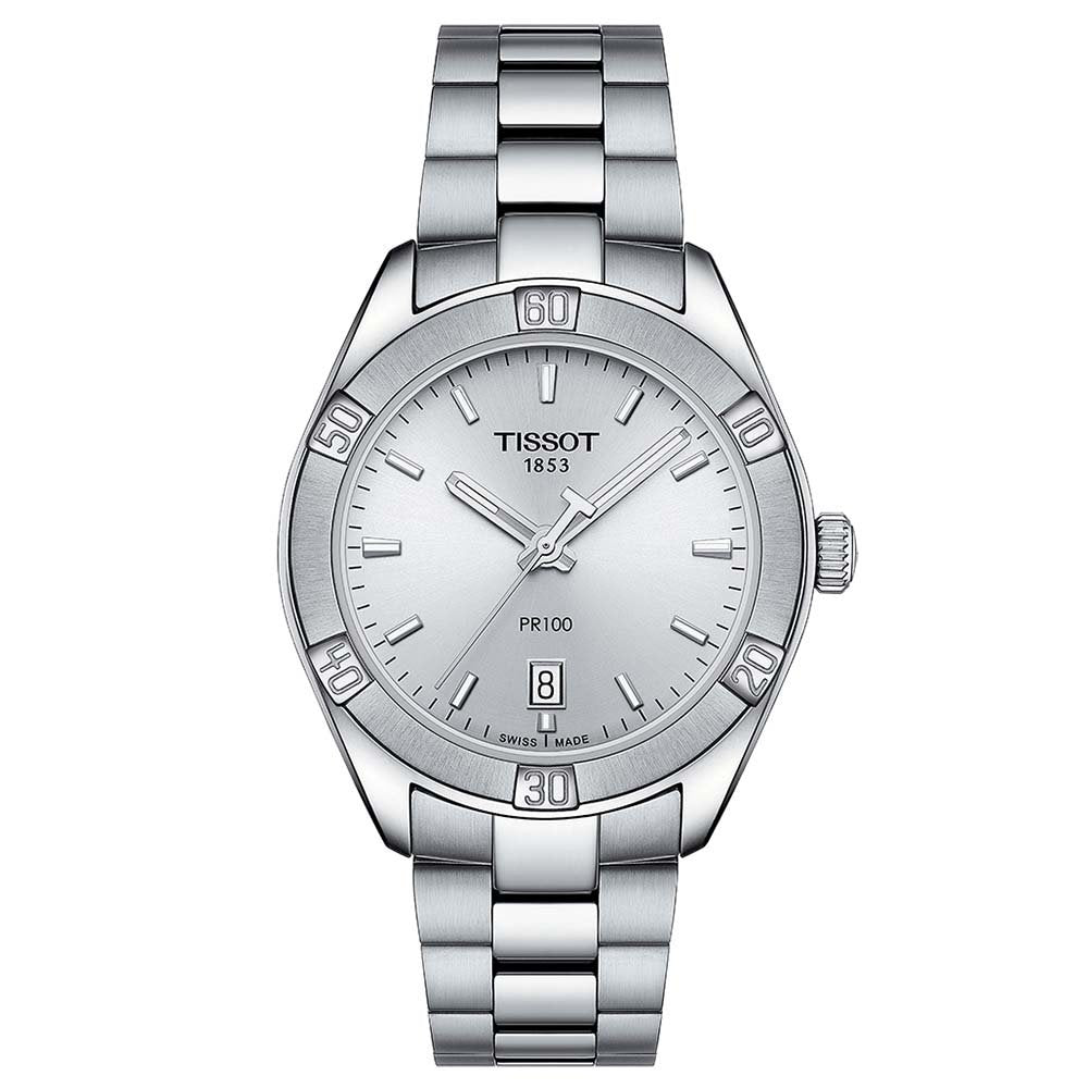 Tissot PR 100 Sport Chic 36mm T101.910.11.031.00 Women's Quartz Watch - product view
