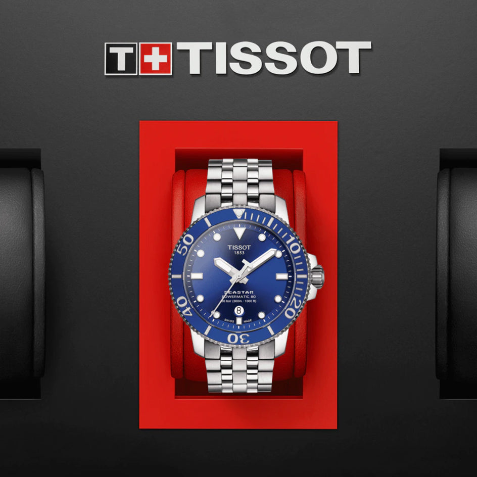 Tissot Seastar 1000 Powermatic 80 43mm T120.407.11.041.00 Men's Automatic Watch - product view