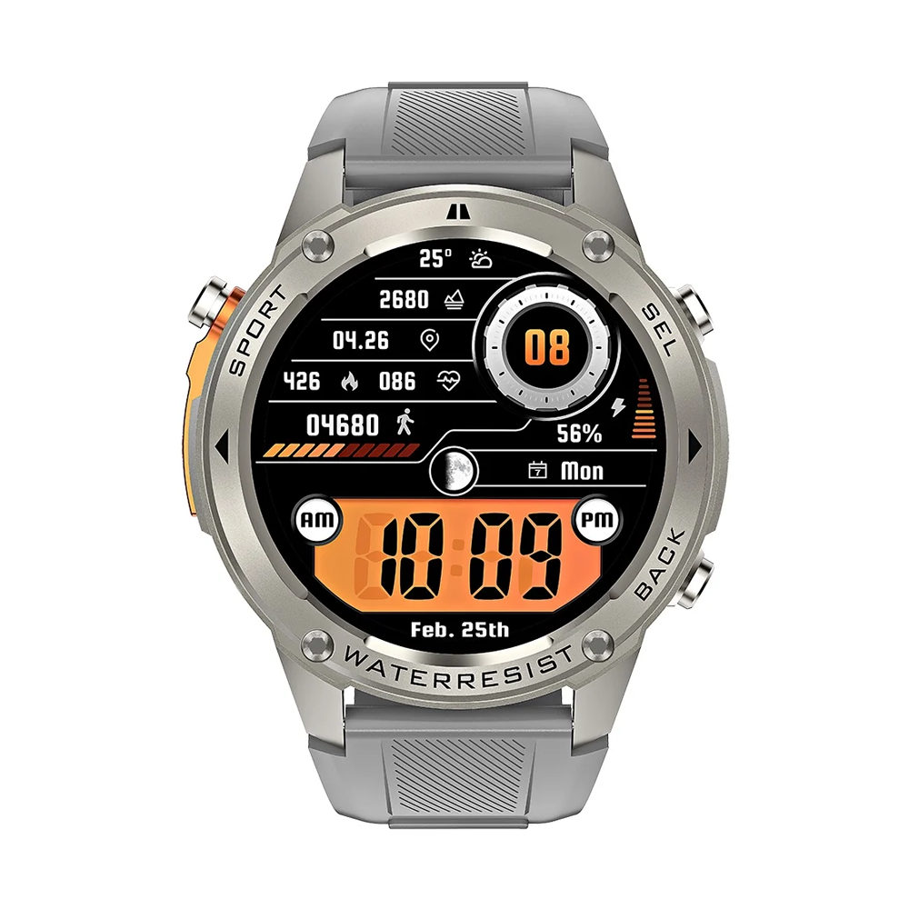 BOZLUN DM56 Silver Grey Smart Watch product image