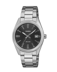 Casio UTP-1302PD-1AVDF Unisex Silver/Black Analog Watch